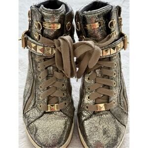Michael Kors women high top sneakers size 9 US